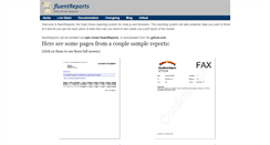 Desktop Screenshot of fluentreports.com